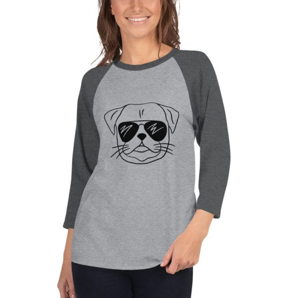 3/4 sleeve raglan shirt - Image 4